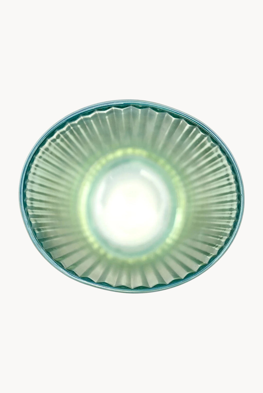 Set verde di due bicchieri da vino Isis
