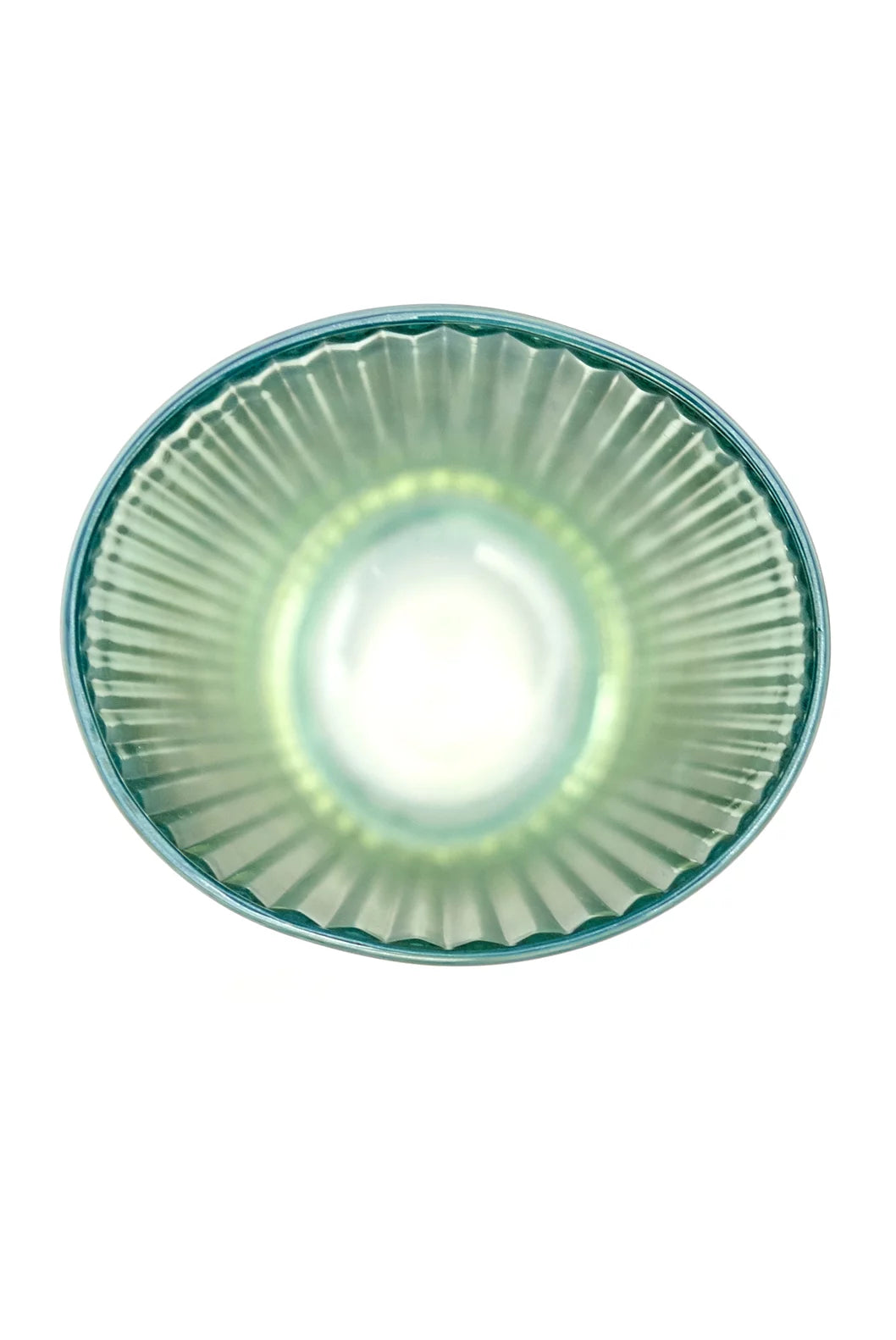 Set verde di due bicchieri d'acqua Isis