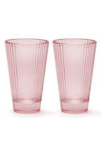 Set rosa di due bicchieri d'acqua Isis