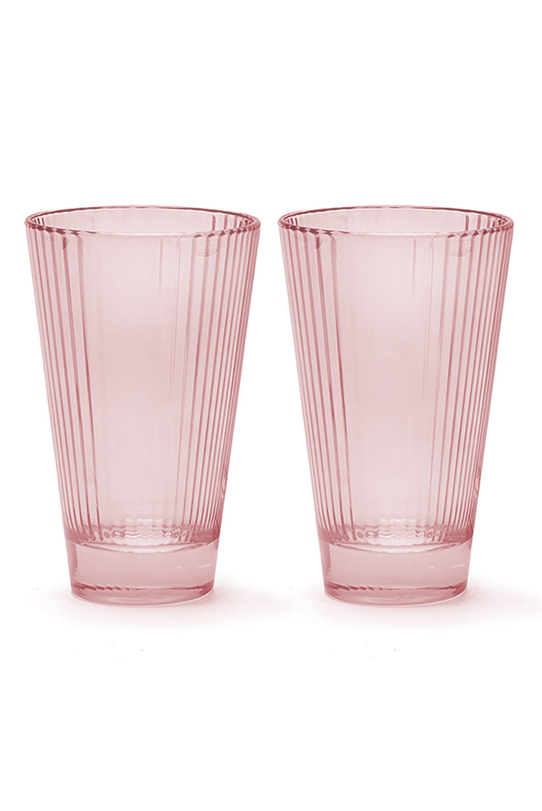 Set rosa di due bicchieri d'acqua Isis