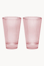 Pink Set Of Two Isis Water Glass