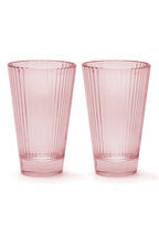 Set rosa di due bicchieri d'acqua Isis