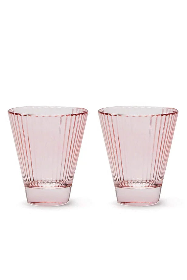 Set rosa di due bicchieri da vino Isis