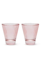 Set rosa di due bicchieri da vino Isis