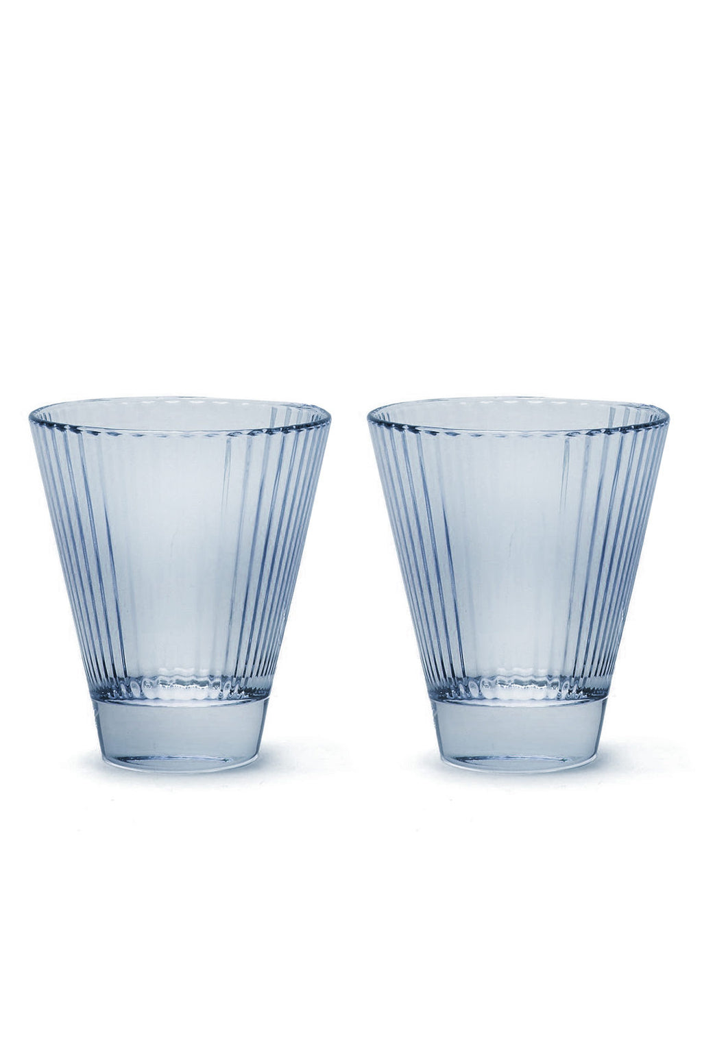 Set blu di due bicchieri da vino Isis