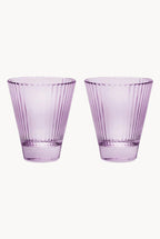 Purple Set Of Two Isis Wine Glass