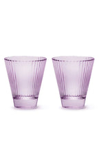 Set viola di due bicchieri da vino Isis