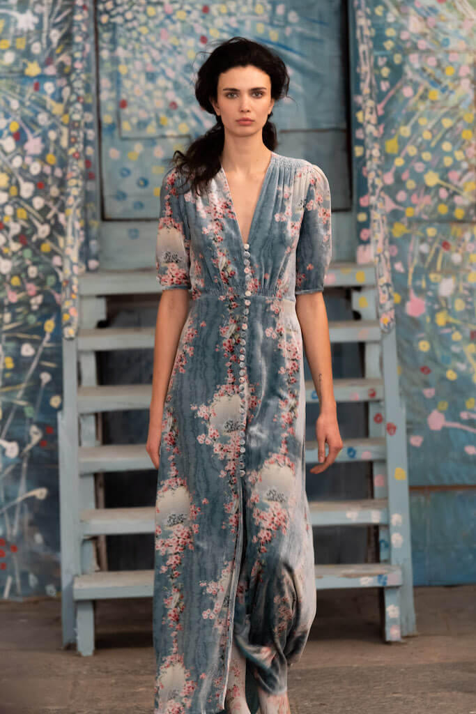 Bottoncino Devorè Circle Of Roses Dress