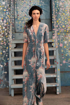 Bottoncino Devorè Circle Of Roses Dress