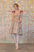 Brocade Mini Dress