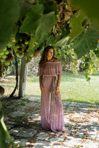 Tuta in georgette stampata floreale