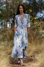 Vestito Luisa in jersey con stampa floreale