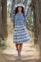 Blusa stampata floreale