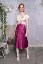 Abito kimono in satin