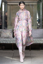 Abito in chiffon stampato