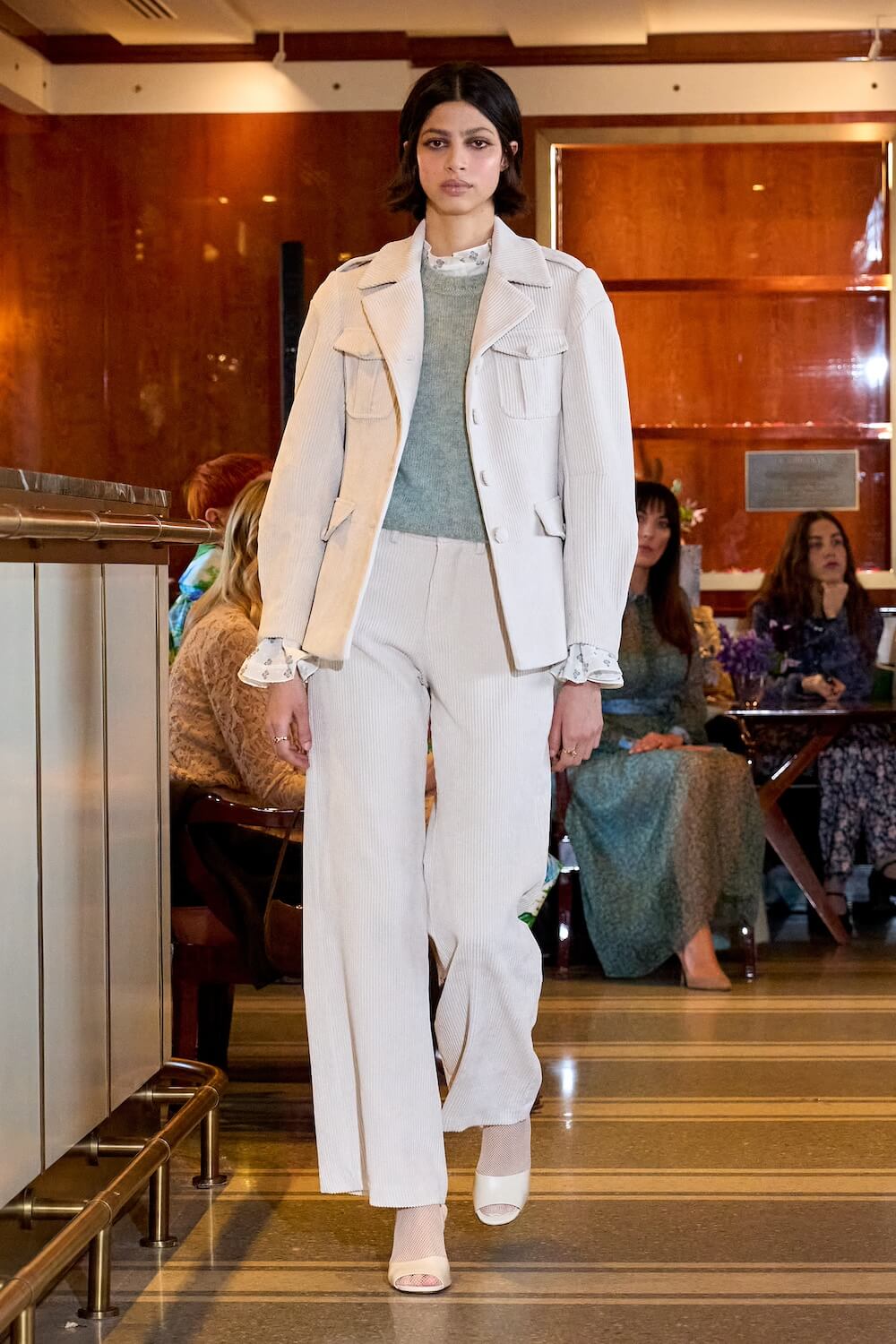 Giacca safari in velluto a coste