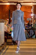 Colored Pie Poule Flared skirt