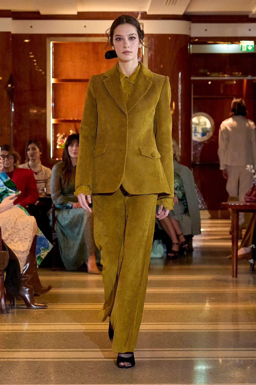 Blazer in velluto a coste
