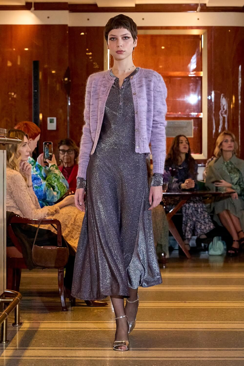 Cardigan Mélange Lilla