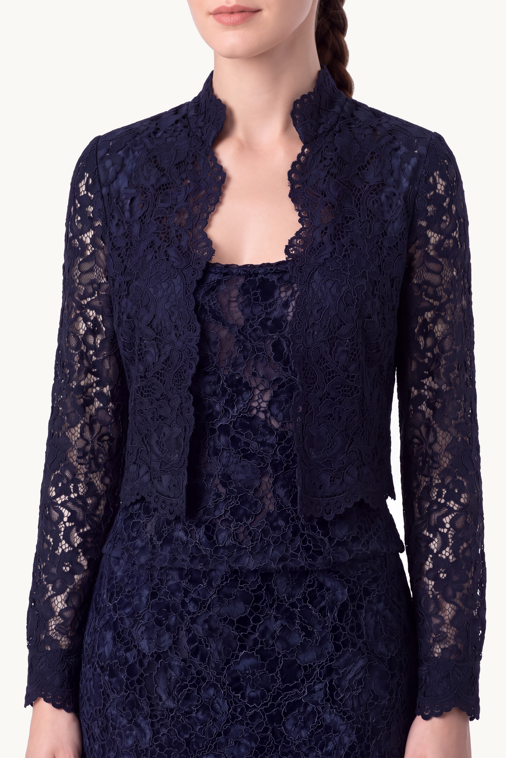 Floral Chenille Lace Bolero
