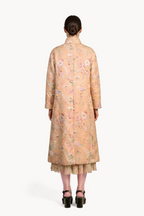 Botanical Brocade Long Coat