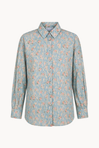Long-sleeved shirt in floral print
