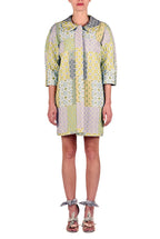 Cappotto patchwork in broccato
