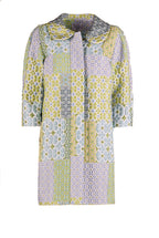 Cappotto patchwork in broccato