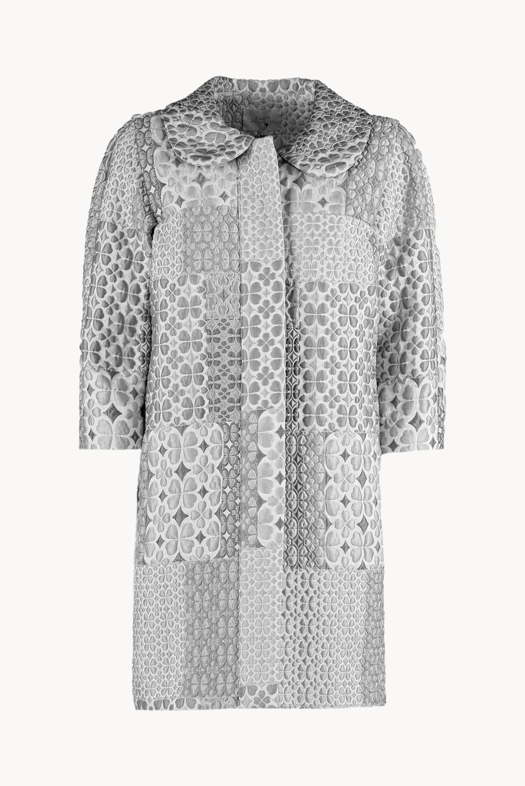 Cappotto patchwork in broccato