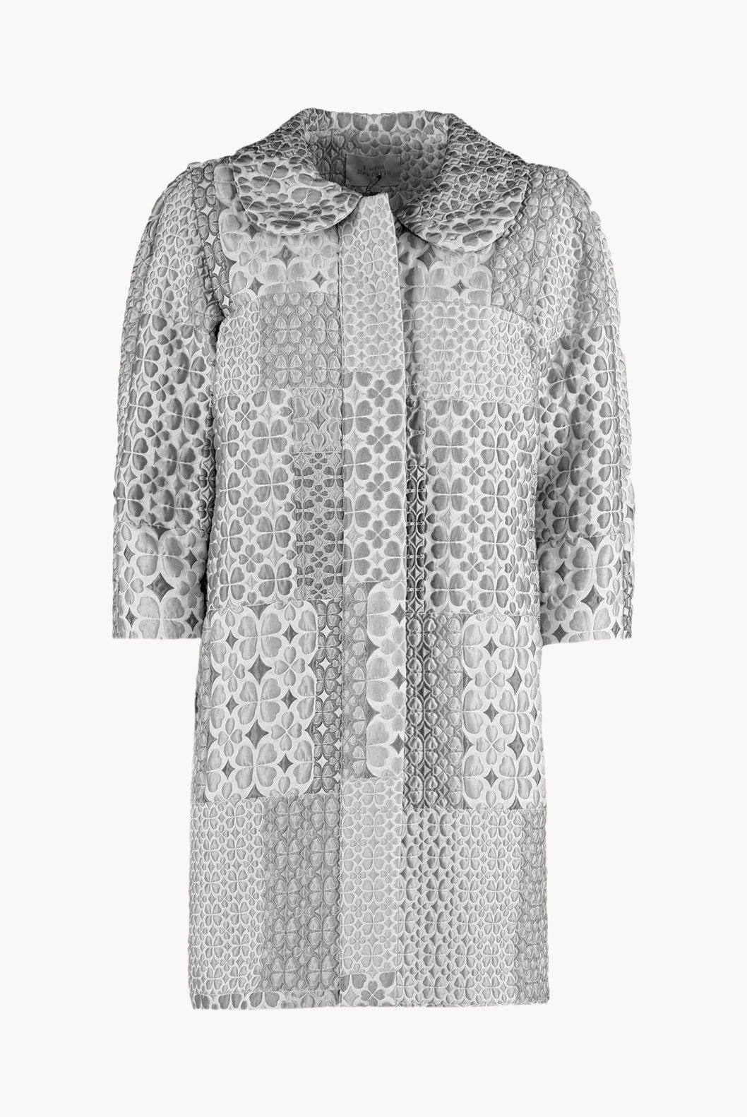 Cappotto patchwork in broccato