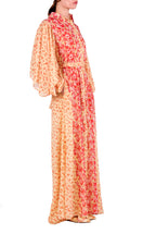 Kaftano in georgette floreale