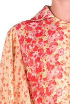 Kaftano in georgette floreale