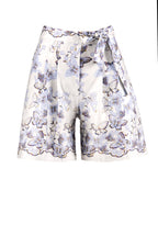 Shorts in popeline stampati con farfalle