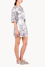 Butterfly Poplin Printed Shorts