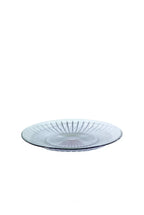 Set di Due Piatti in Vetro Blu