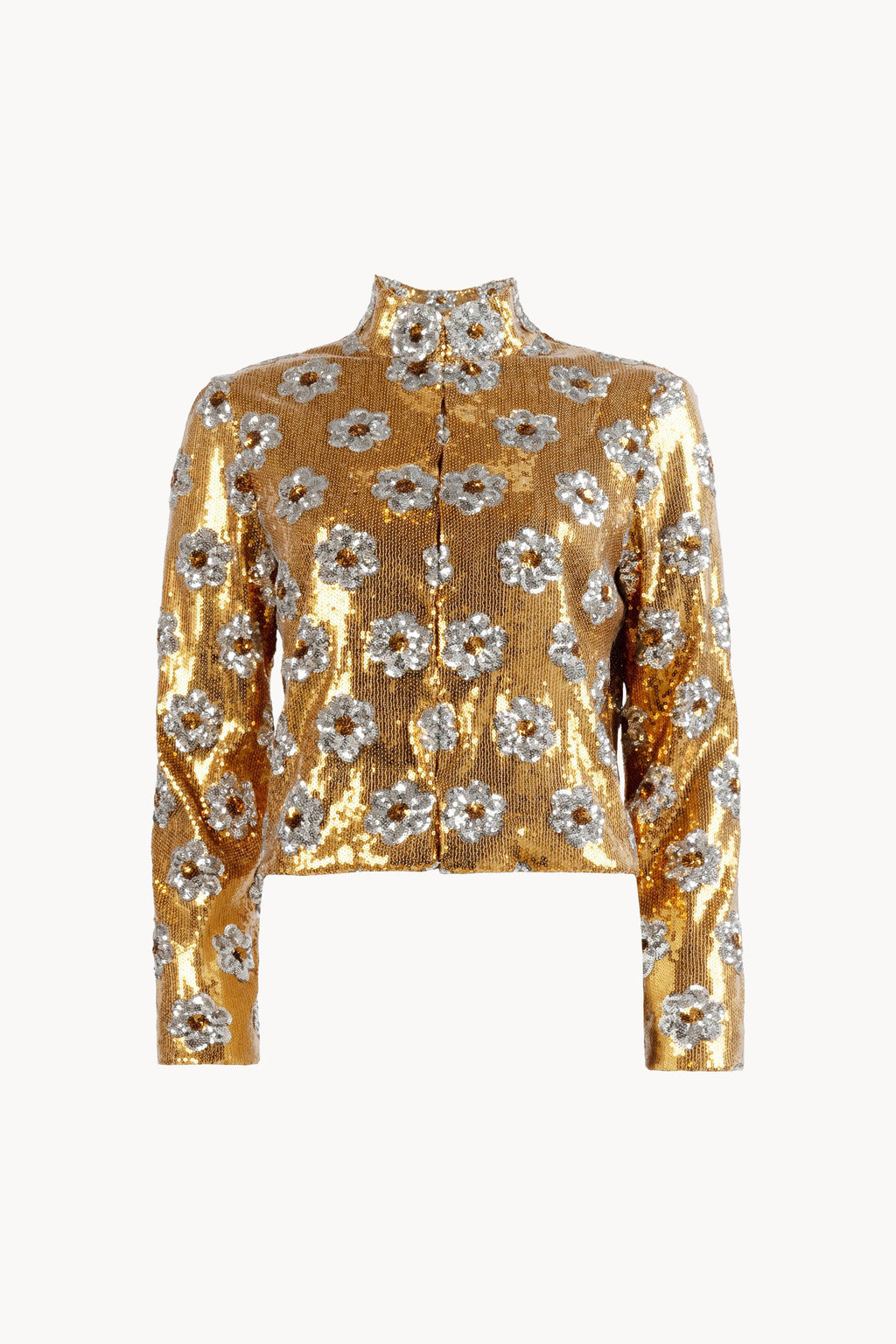 Bronze Daisy Sequins Jacket