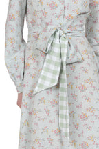 Chemisier floreale vichy