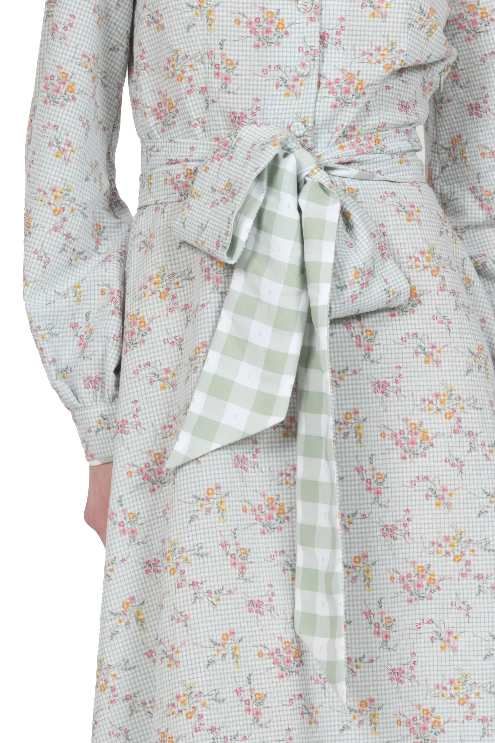 Chemisier floreale vichy