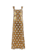 Bronze Daisy Sequins Sequins dress