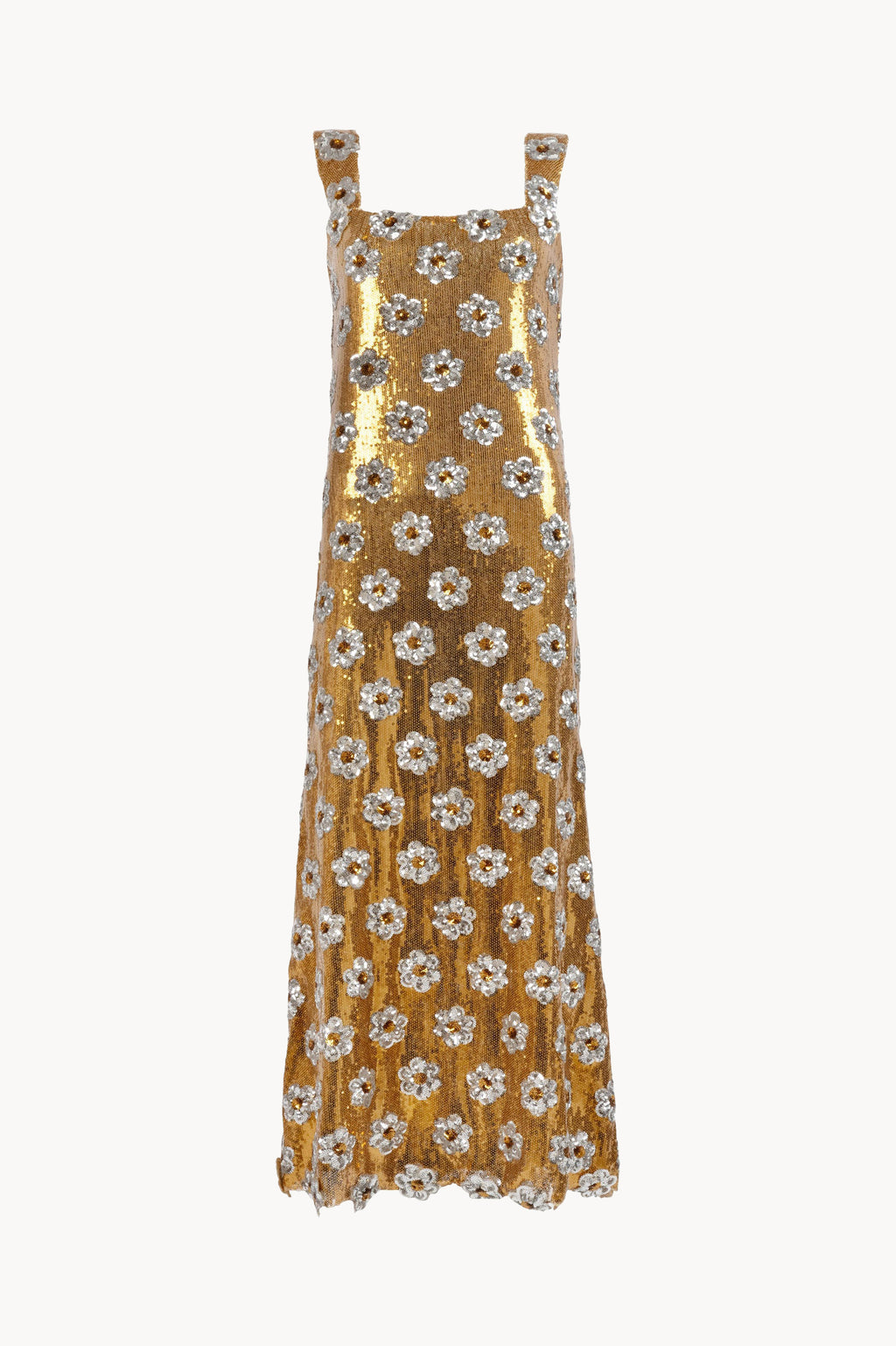 Bronze Daisy Sequins Sequins dress