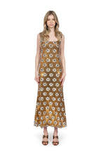 Bronze Daisy Sequins Sequins dress