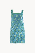 Blue Daisy Sequins mini dress