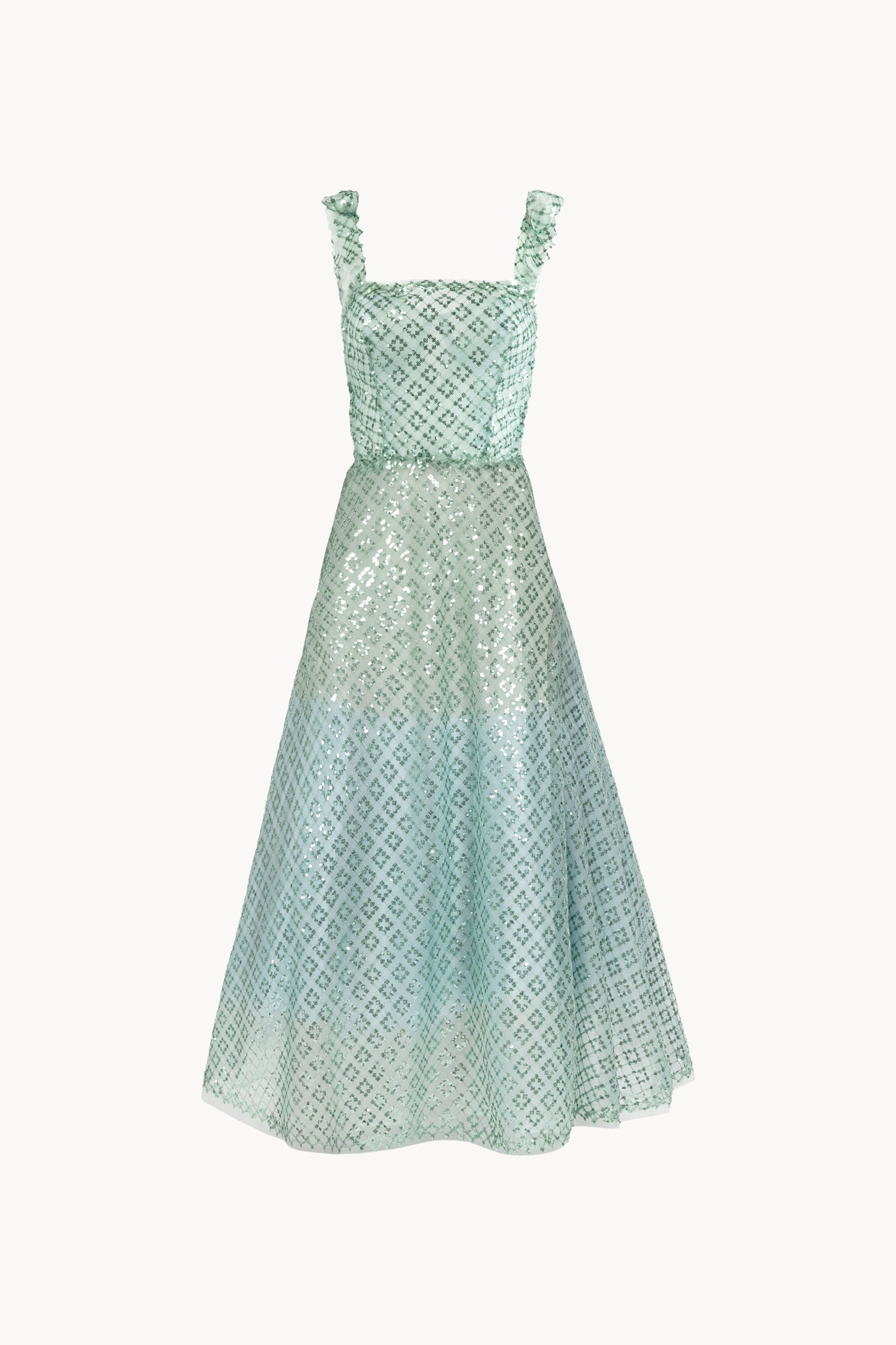Abito bustier con paillettes