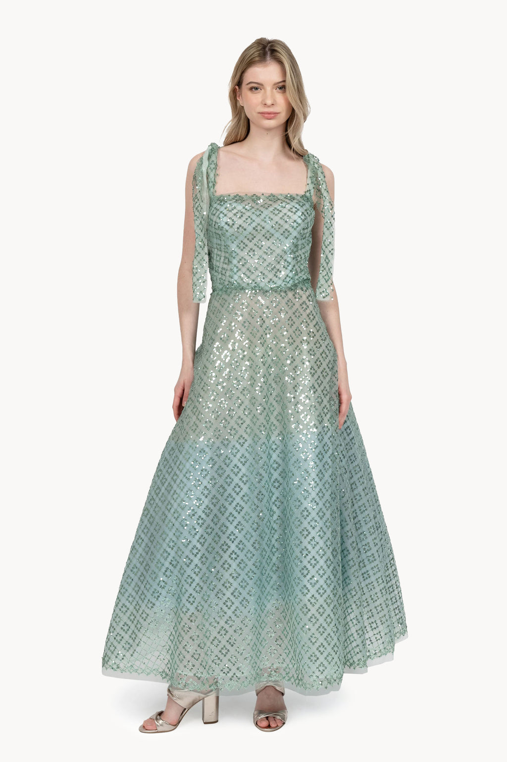 Bustier sequin dress