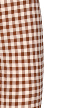 Pantaloni capri vichy