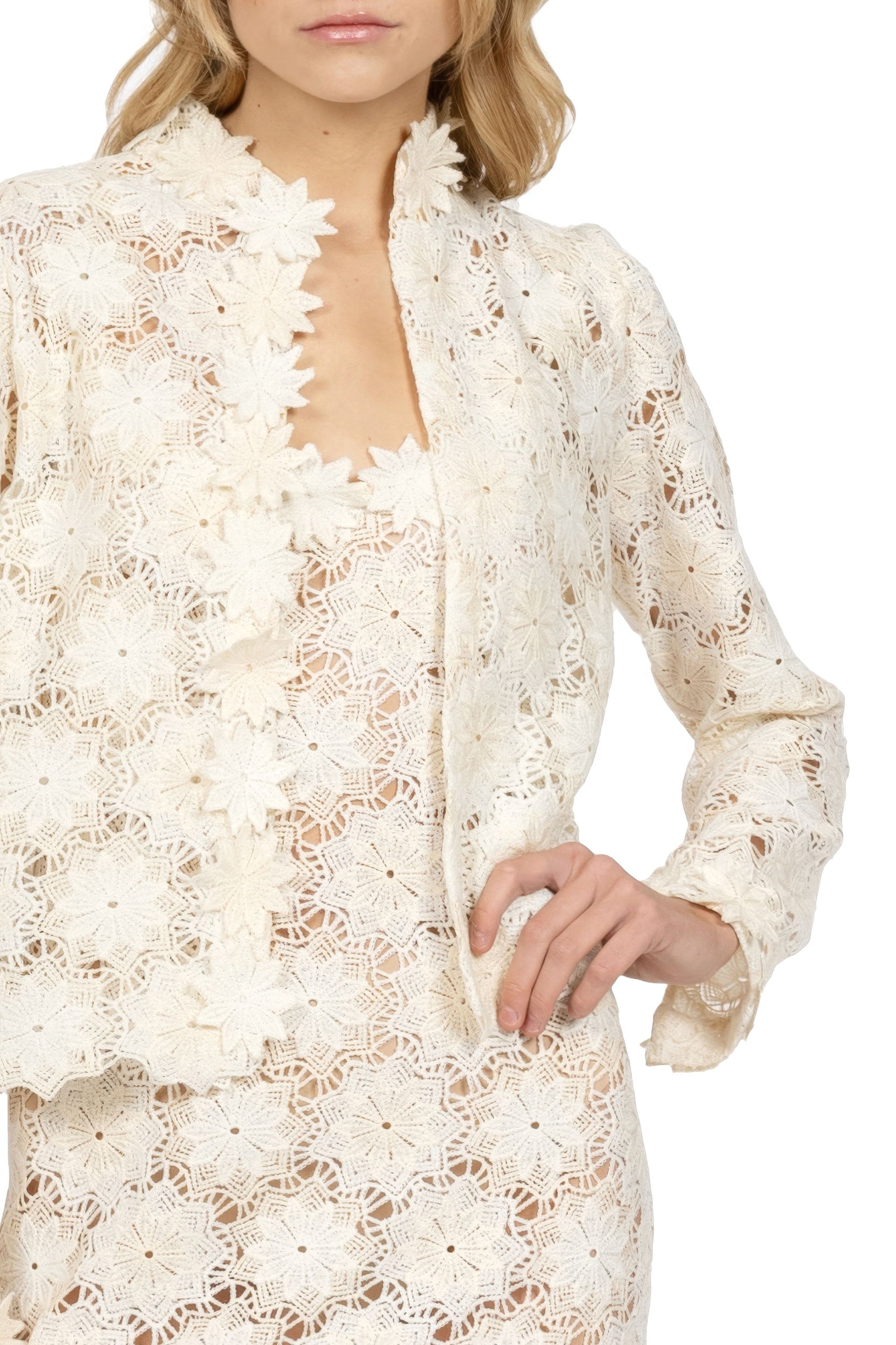Blusa in pizzo