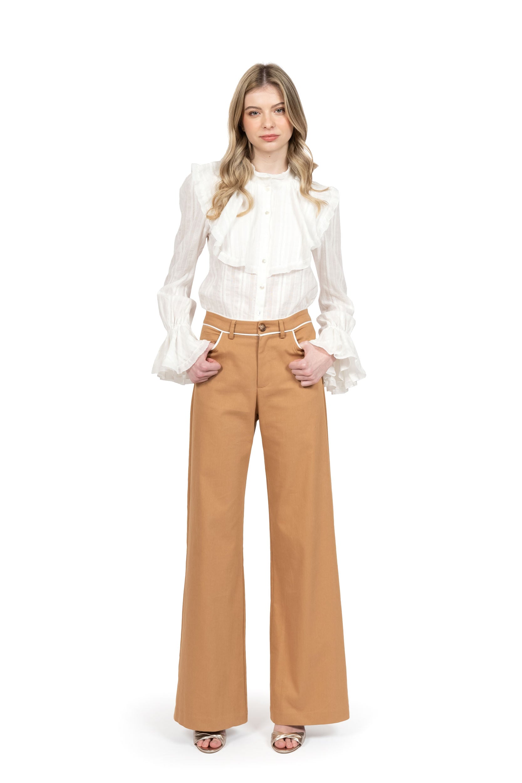 Pantaloni a gamba larga