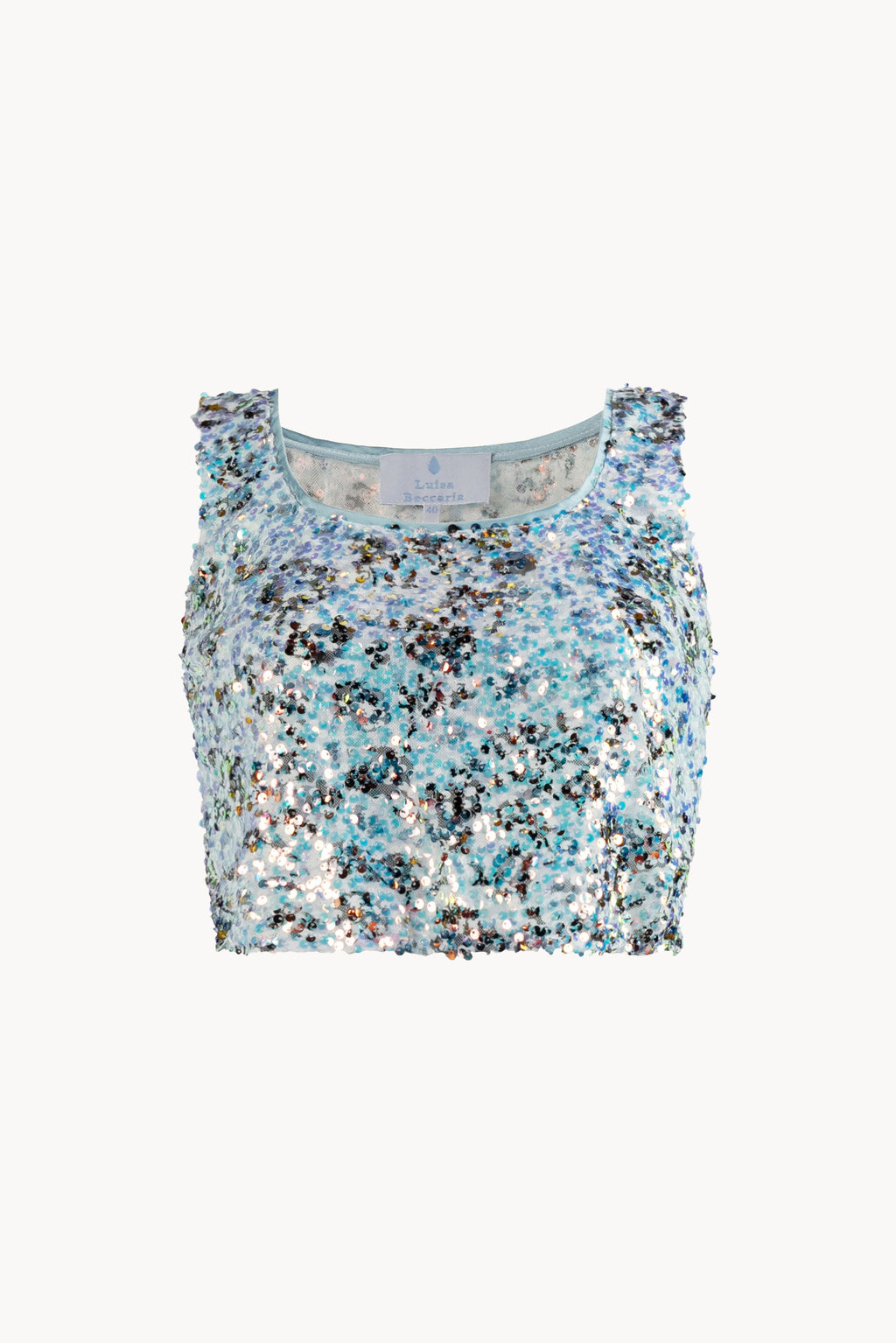 Top con paillettes