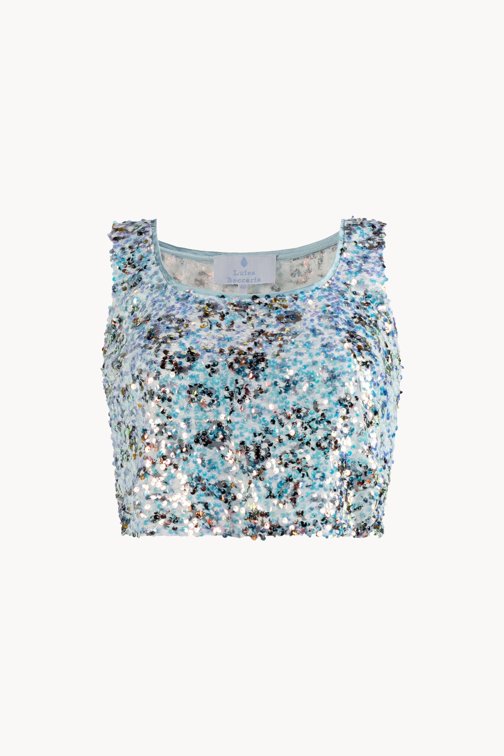 Top con paillettes
