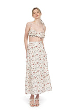 Reggiseno in cotone con stampa floreale